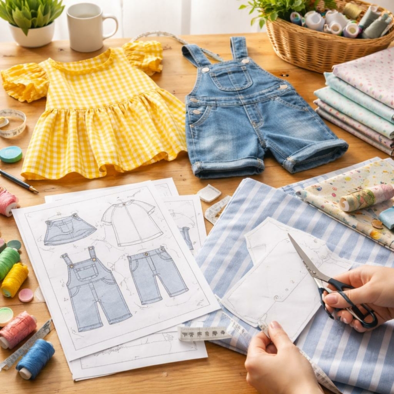 Patrons gratuits pour enfants — modèles faciles et utiles à coudre